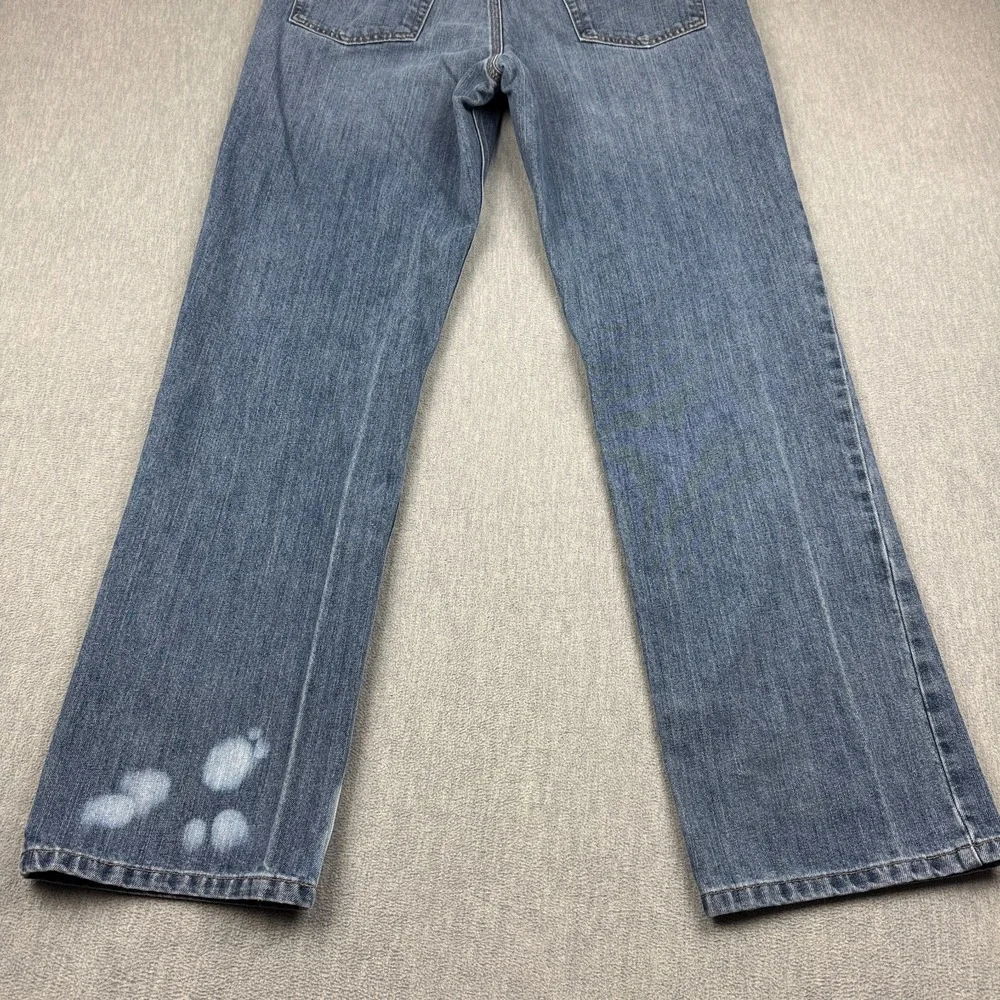 Carhartt Jeans Mens 36x34 Blue Denim Relaxed Fit Straight Holter Workwear 101483